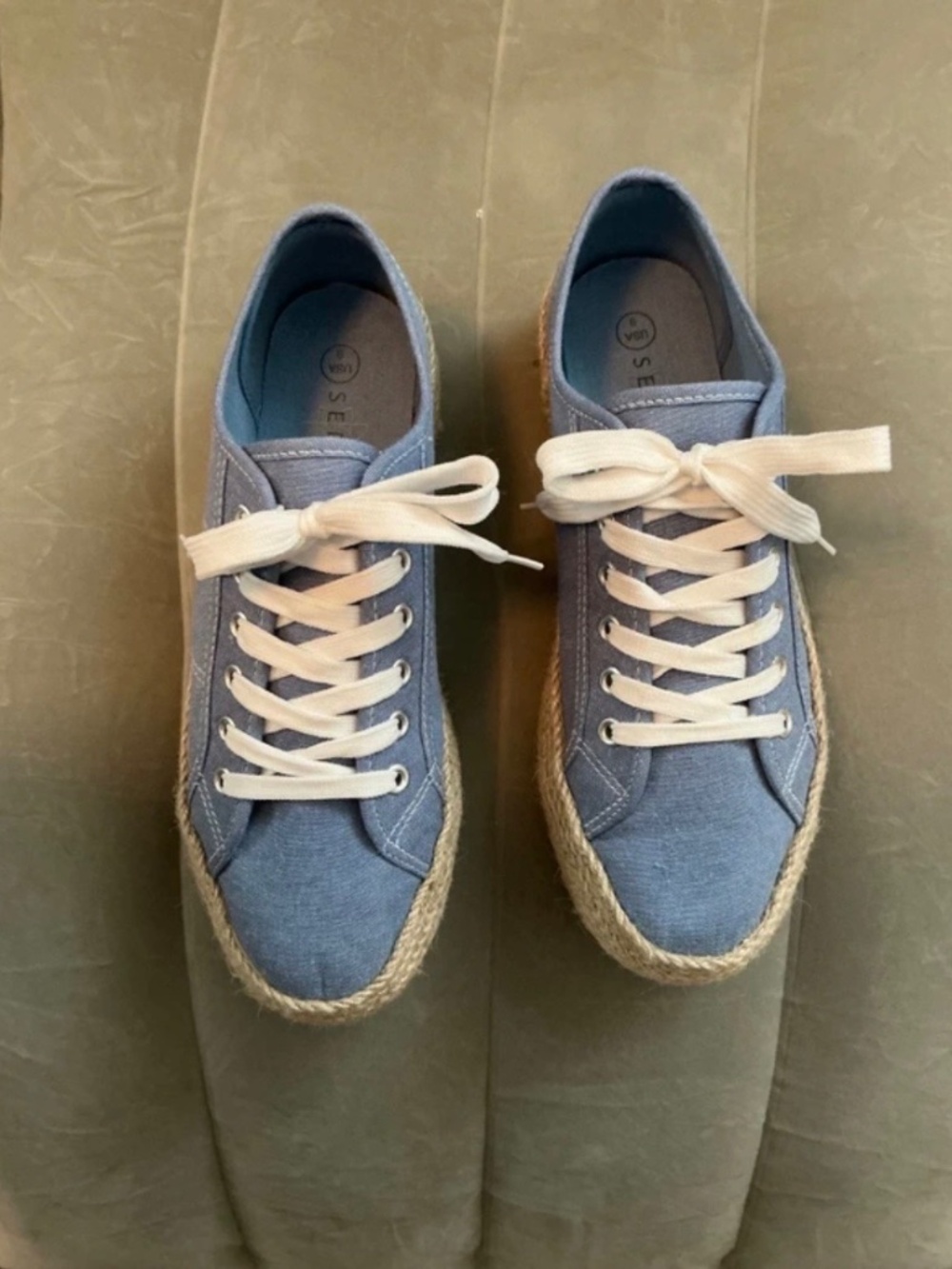 Women’s Denim Espadrille Sneakers